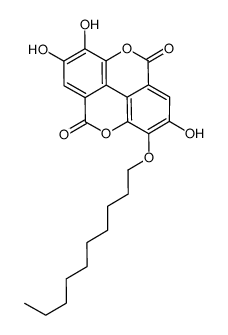 3-O-Decylellagic acid结构式