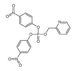 bis(4-nitrophenyl) pyridin-2-ylmethyl phosphate Structure