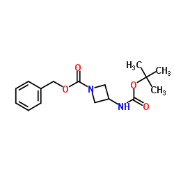 1-Cbz-3-(Boc-amino)azetidine Structure