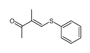 3-methyl-4-phenylsulfanylbut-3-en-2-one结构式