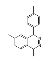 1,6-dimethyl-4-(p-methylphenyl)dihydrophthalazine Structure
