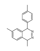 1,6-dimethyl-4-(p-methylphenyl)dihydrophthalazine结构式