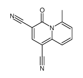 6-methyl-4-oxoquinolizine-1,3-dicarbonitrile Structure