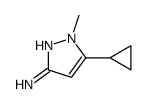 5-CYCLOPROPYL-1-METHYL-1H-PYRAZOL-3-AMINE Structure