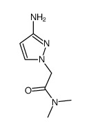 2-(3-amino-1H-pyrazol-1-yl)-N,N-dimethylacetamide结构式