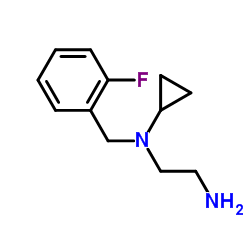 N-Cyclopropyl-N-(2-fluorobenzyl)-1,2-ethanediamine结构式