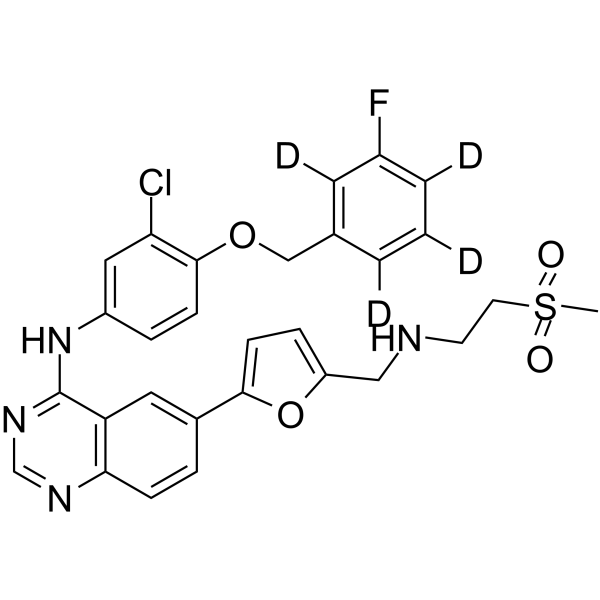 Lapatinib-d4-1 Structure