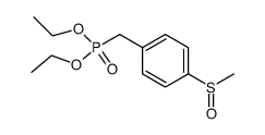 diethyl p-methylsulfinylbenzylphosphonate Structure