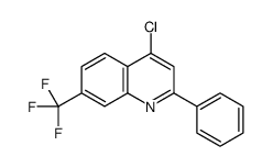 4-Chloro-2-phenyl-7-trifluoromethylquinoline结构式