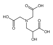 3-[bis(carboxymethyl)amino]-2-hydroxypropanoic acid结构式