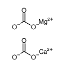 Calcium Magnesium Carbonate (1:1:2) structure