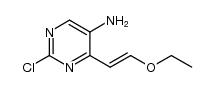 (E)-2-chloro-4-(2-ethoxyvinyl)pyrimidin-5-amine结构式