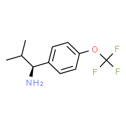 (1S)-2-METHYL-1-[4-(TRIFLUOROMETHOXY)PHENYL]PROPYLAMINE结构式