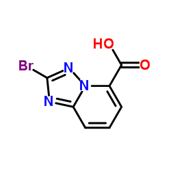 2-Bromo[1,2,4]triazolo[1,5-a]pyridine-5-carboxylic acid结构式
