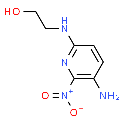 Ethanol, 2-[(5-amino-6-nitro-2-pyridinyl)amino]- (9CI) structure