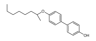 4-[4-[(2R)-octan-2-yl]oxyphenyl]phenol结构式