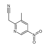 (3-Methyl-5-nitro-pyridin-2-yl)-acetonitrile structure
