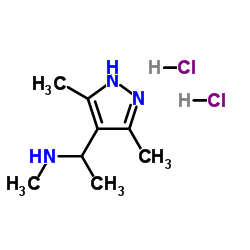1-(3,5-Dimethyl-1H-pyrazol-4-yl)-N-methylethanamine dihydrochloride Structure