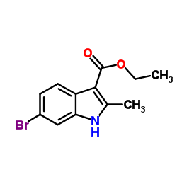 Ethyl 6-bromo-2-methyl-1H-indole-3-carboxylate structure