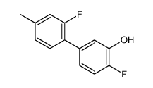 2-fluoro-5-(2-fluoro-4-methylphenyl)phenol Structure