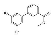 methyl 3-(3-bromo-5-hydroxyphenyl)benzoate结构式