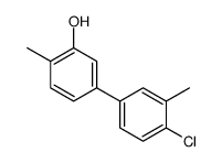 5-(4-chloro-3-methylphenyl)-2-methylphenol结构式
