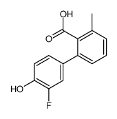 2-(3-fluoro-4-hydroxyphenyl)-6-methylbenzoic acid结构式