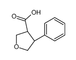 (3R,4S)-4-苯基氧代杂烷-3-羧酸结构式