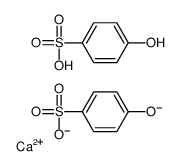 calcium bis(4-hydroxybenzenesulphonate)结构式