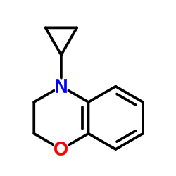 4-Cyclopropyl-3,4-dihydro-2H-1,4-benzoxazine Structure