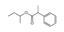 2-Phenyl-propionsaeure-(1-methyl-propylester) Structure
