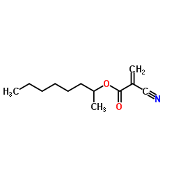 2-Octyl cyanoacrylate Structure