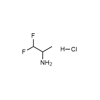 1,1-Difluoropropan-2-amine hydrochloride Structure