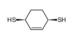 cis-cyclohexene-3,6-dithiol Structure