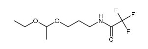 N-[3-(1-ethoxyethoxy)propyl]-2,2,2-trifluoroacetamide结构式
