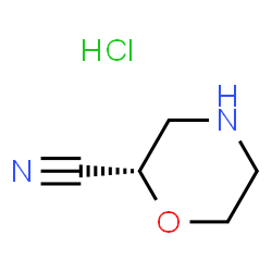 (S)-Morpholine-2-carbonitrile hydrochloride Structure