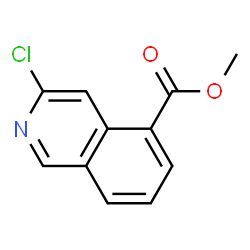 methyl 3-chloroisoquinoline-5-carboxylate Structure