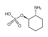 (+/-)-sulfuric acid mono-(trans-2-amino-cyclohexyl ester)结构式