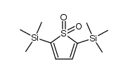 2,5-bis(trimethylsilyl)thiophene 1,1-dioxide Structure