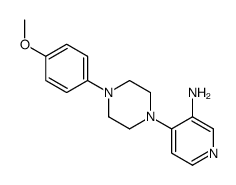 4-[4-(4-Methoxyphenyl)-1-piperazinyl]-3-pyridinamine Structure