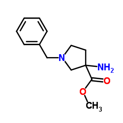 Methyl 3-amino-1-benzylpyrrolidine-3-carboxylate picture
