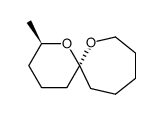 (2R,6S)-(+)-2-Methyl-1,7-dioxaspiro<5.6>dodecane Structure
