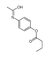 (4-acetamidophenyl) butanoate Structure