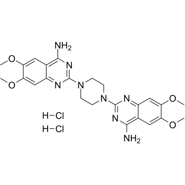 Terazosin dimer impurity dihydrochloride structure