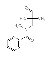 Benzamide,N-(2,2-dimethyl-3-oxopropyl)-N-methyl-结构式