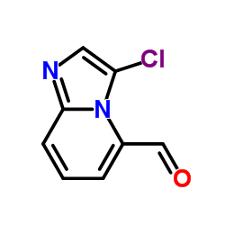 3-Chloroimidazo[1,2-a]pyridine-5-carbaldehyde结构式