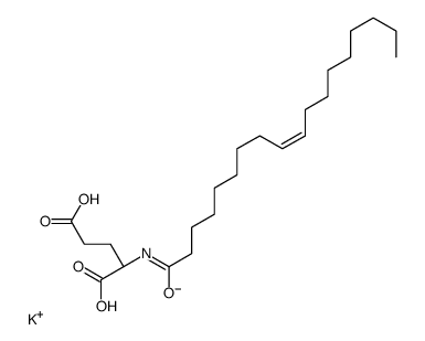 potassium,hydron,(2S)-2-[[(Z)-octadec-9-enoyl]amino]pentanedioate Structure