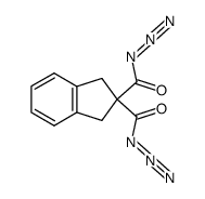 indane-2,2-dicarbonyl diazide Structure