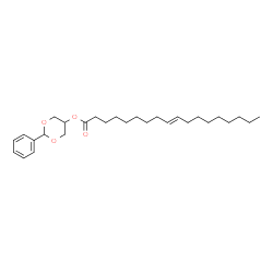 9-Octadecenoic acid 2-phenyl-1,3-dioxan-5-yl ester结构式