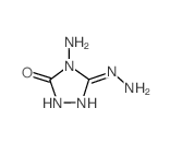 3H-1,2,4-Triazol-3-one,4-amino-5-hydrazinyl-2,4-dihydro- structure